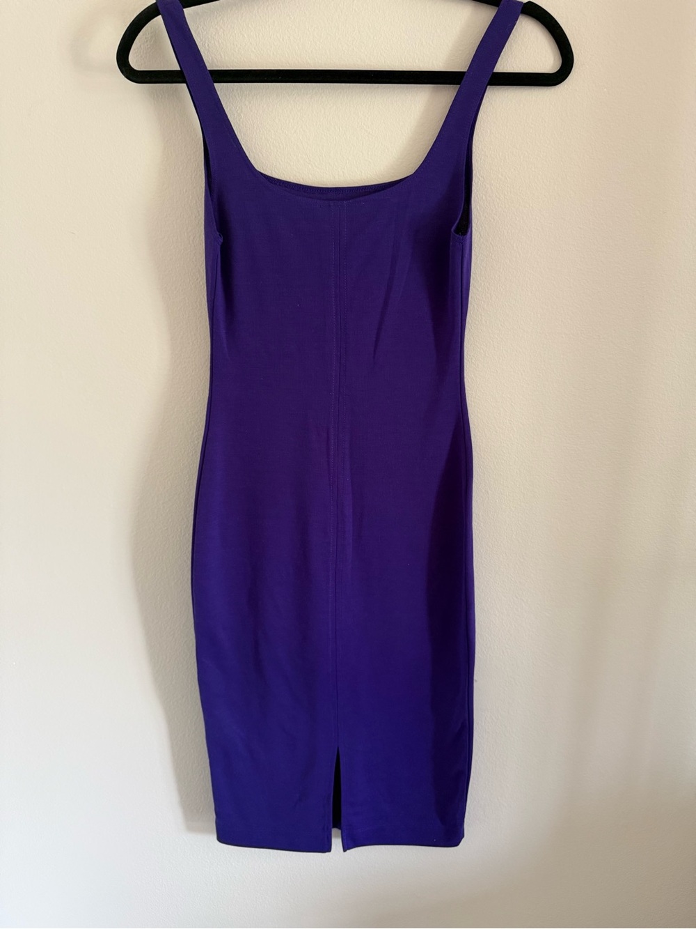 Zara Purple Midi Bodycon Dress. - Picture 4 of 5